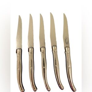 6 Laguiole steak knives in beautiful condition